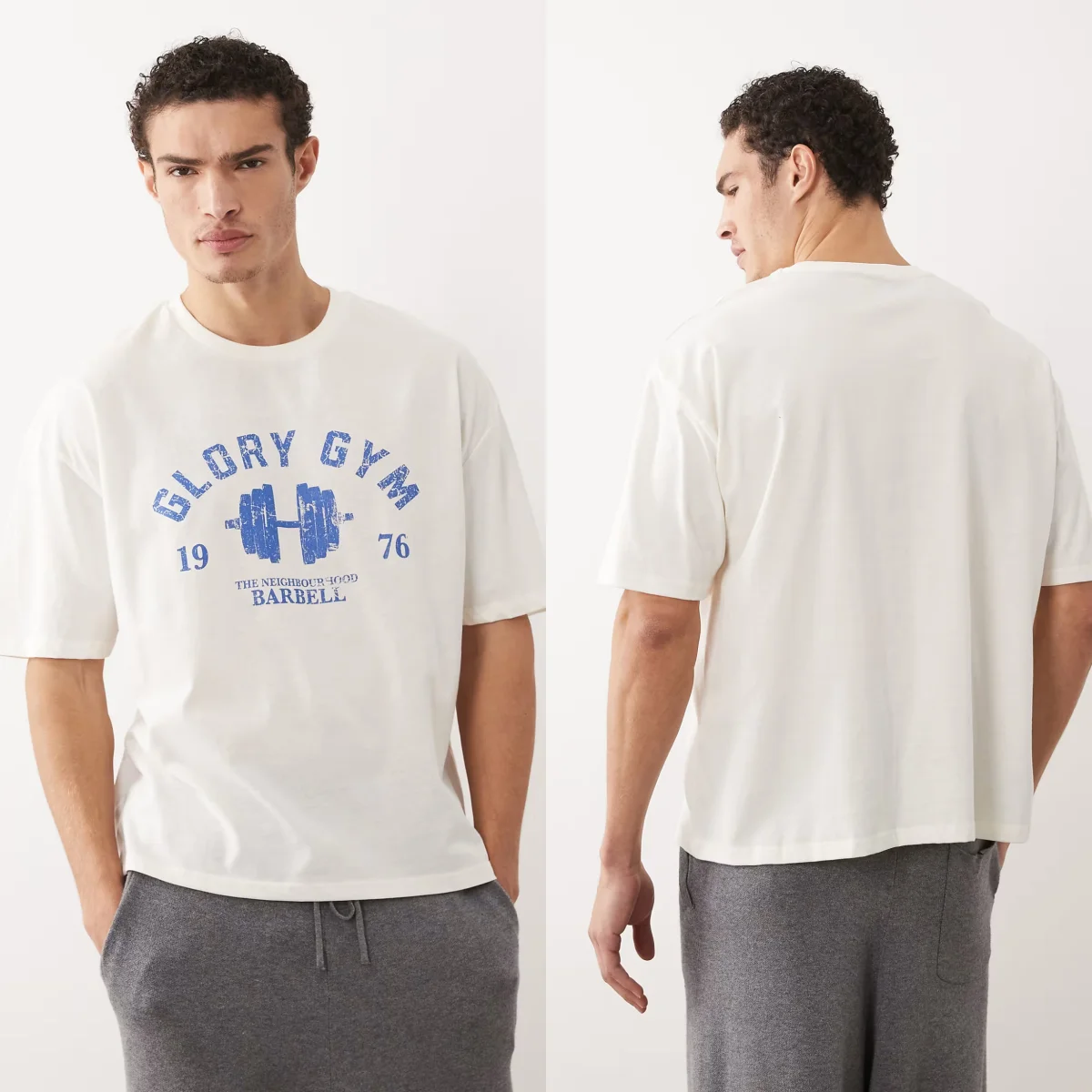 Streetwear Gym Brand - คอลเลกชันยิมแฟชั่นเสื้อยืดแบรนด์อินเทรนด์ผ้าฝ้ายกราฟิกทีชายหญิงฤดูร้อนสตรีทแวร์