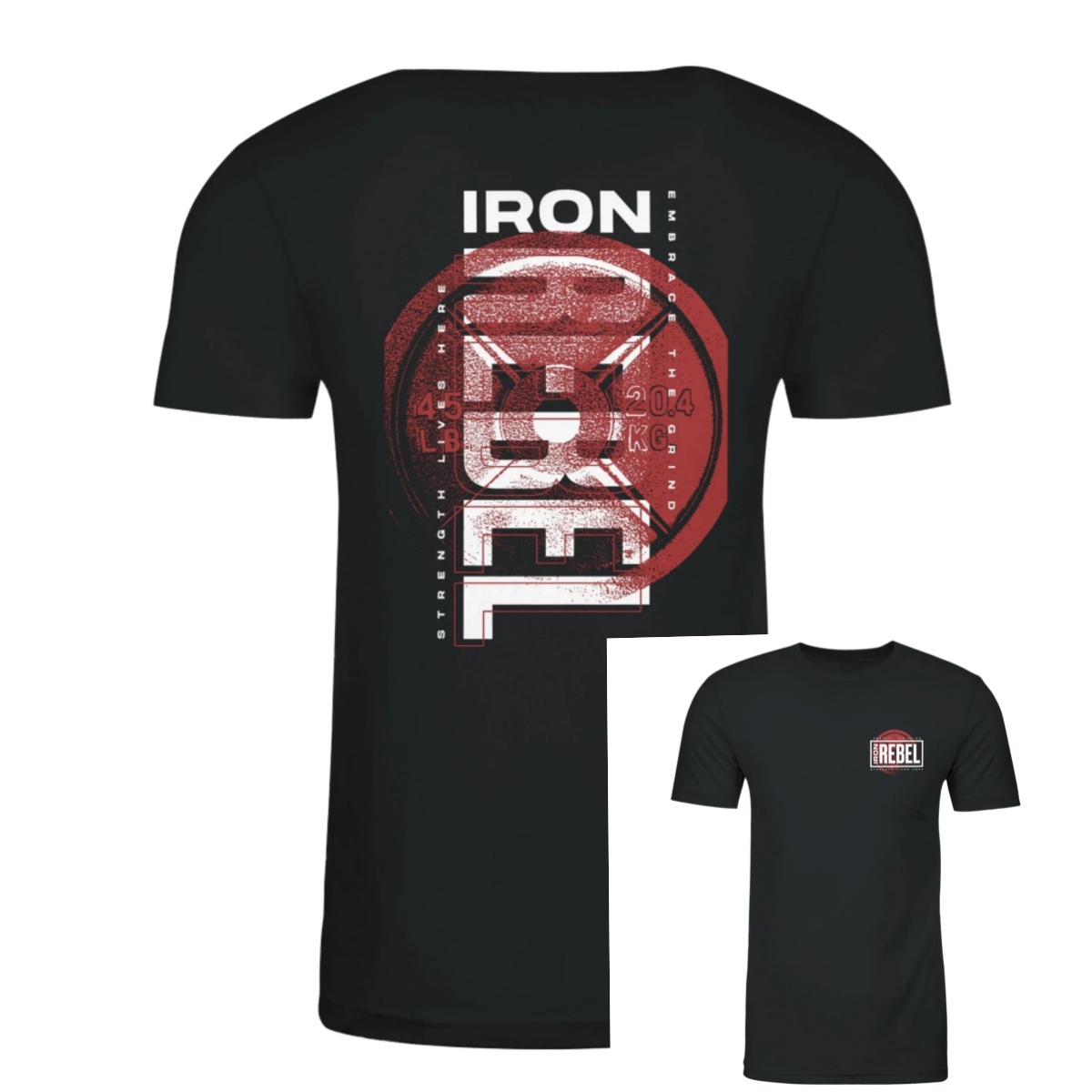 Streetwear Gym Brand - เสื้อยืดแบรนด์ Black Kilo Gym Classic Strength
