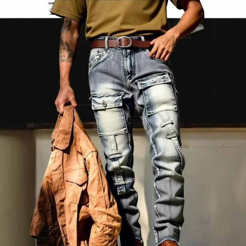 กางเกงขายาวทรงตรงขาเล็กสไตล์วิ - Europe Streetwear Brand บทวิจารณ์และราคา