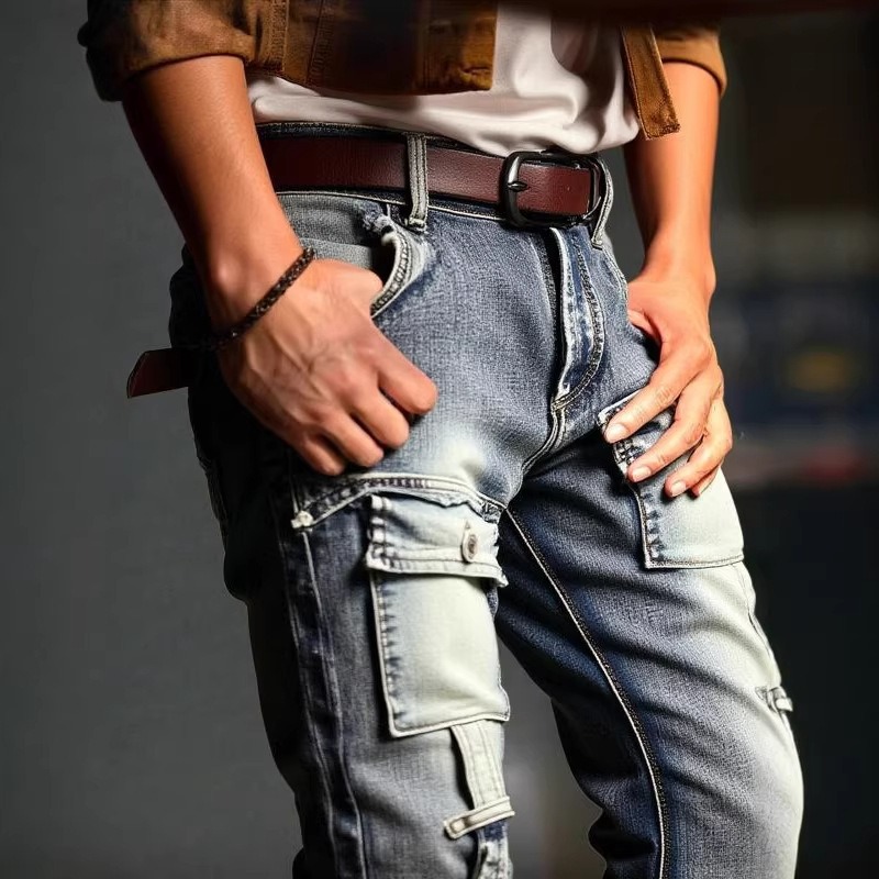 กางเกงขายาวทรงตรงขาเล็กสไตล์วิ - Europe Streetwear Brand บทวิจารณ์และราคา