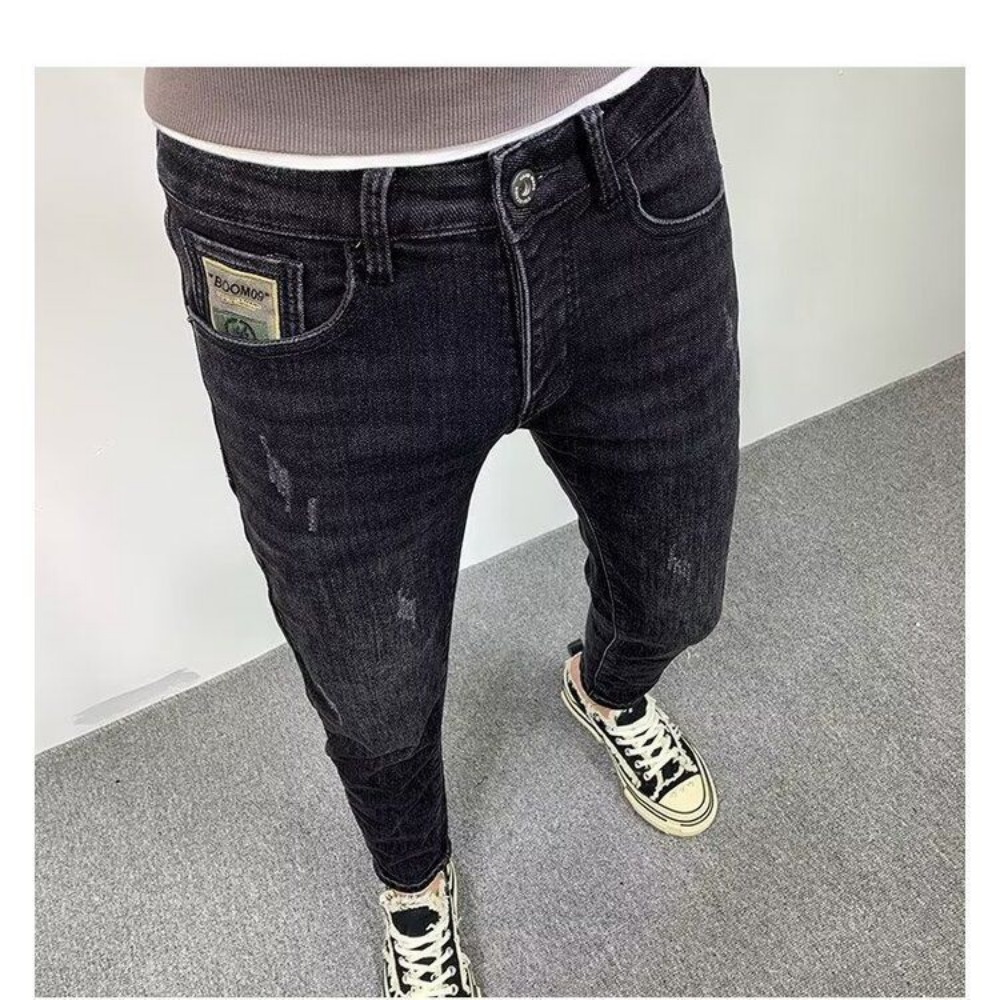 แฟชั่นใหม่ฤดูใบไม้ผลิในฤดูใบไม - Streetwear Brand Jeans บทวิจารณ์และราคา