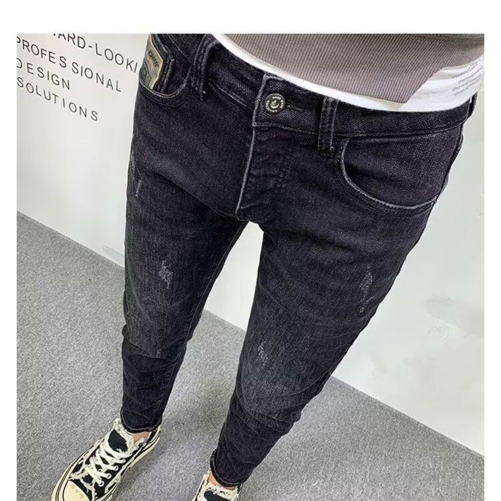 แฟชั่นใหม่ฤดูใบไม้ผลิในฤดูใบไม - Streetwear Brand Jeans บทวิจารณ์และราคา