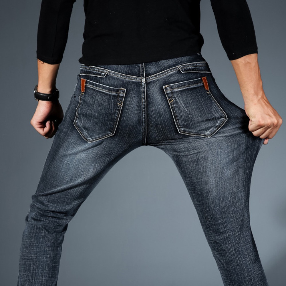 กางเกงยีนส์ทรงสกินนี่ผ้ายืดสไต - Streetwear Brand Jeans บทวิจารณ์และราคา