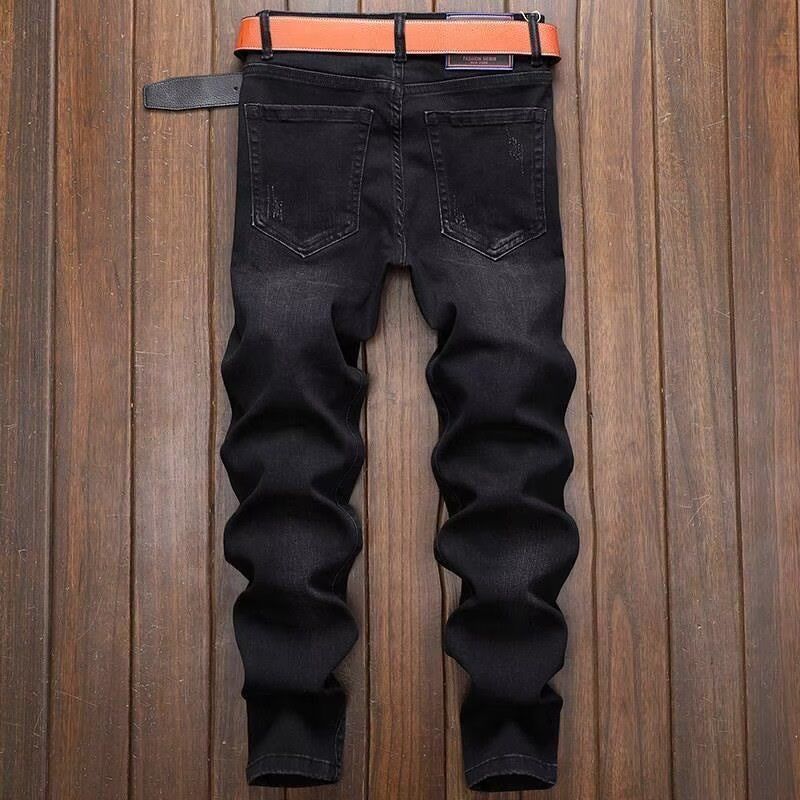 กางเกงยีนส์ขาดสไตล์สตรีทแฟชั่น - Streetwear Brand Jeans บทวิจารณ์และราคา