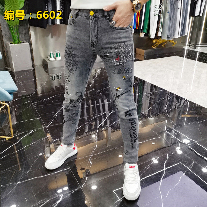 ฮาราจูกุแฟชั่นสตรีทแวร์กางเกงย - Streetwear Brand Jeans บทวิจารณ์และราคา