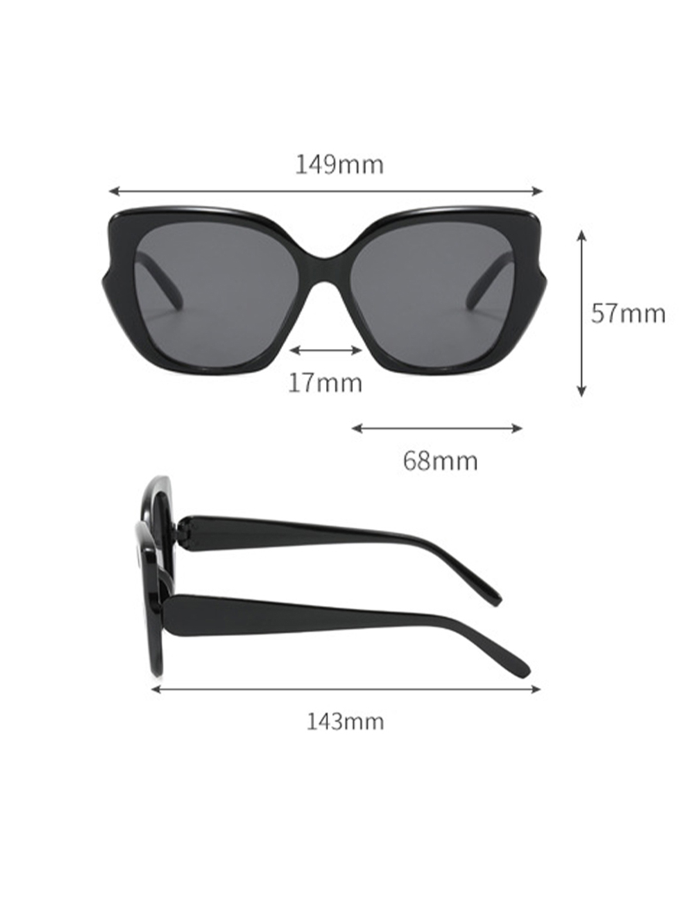 แว่นกันแดดแฟชั่นผู้หญิงทรงแคทอ - Streetwear Brand Cat บทวิจารณ์และราคา