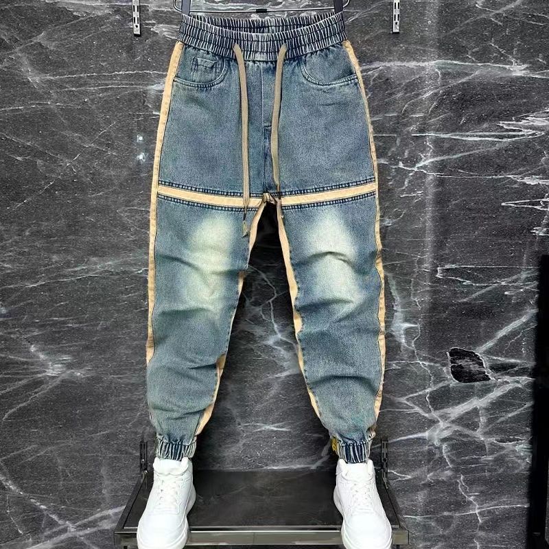 กางเกงฮาเร็มขายาวสำหรับผู้ชาย2 - Streetwear Brand Jeans บทวิจารณ์และราคา