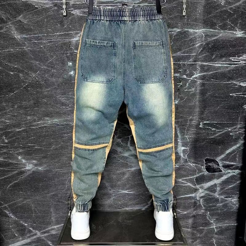 กางเกงฮาเร็มขายาวสำหรับผู้ชาย2 - Streetwear Brand Jeans บทวิจารณ์และราคา