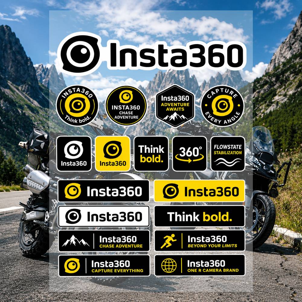 A-I-Insta-A 3-360 ชุดสติกเกอร์ - Streetwear Brand Stickers บทวิจารณ์และราคา