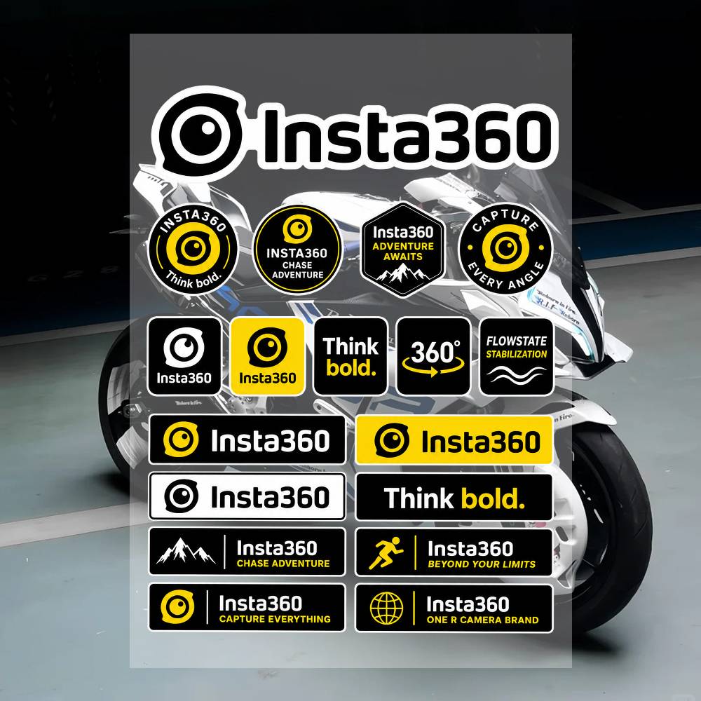 A-I-Insta-A 3-360 ชุดสติกเกอร์ - Streetwear Brand Stickers บทวิจารณ์และราคา