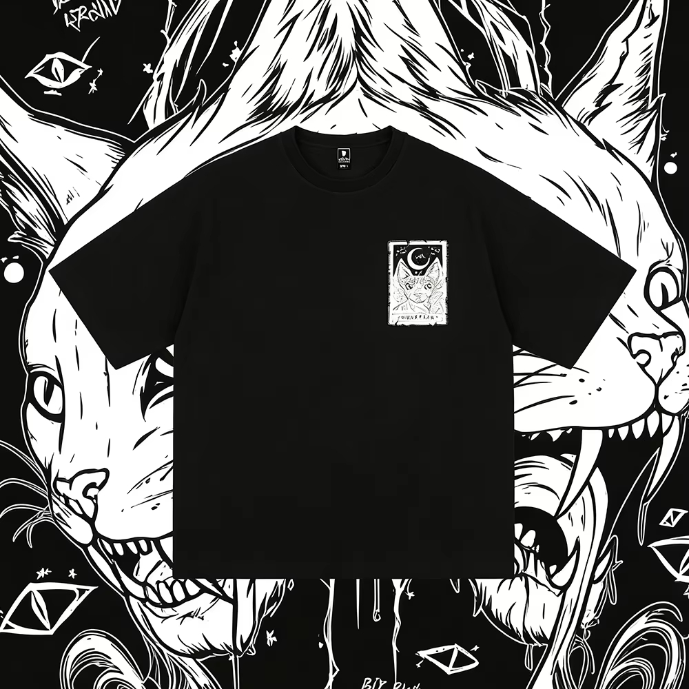 แมวเดอะมูน ​ ​ สไตล์รอยสัก เสื - Streetwear Brand Cat บทวิจารณ์และราคา