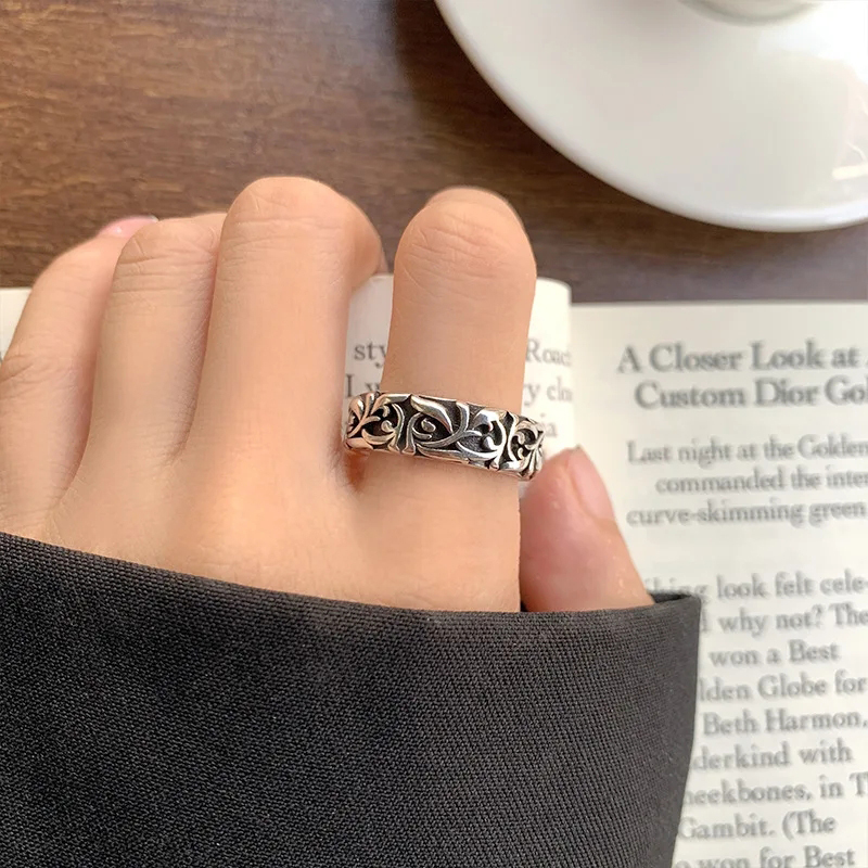 เรโทร อีเทอร์นัล ไวน์แหวนเงินส - Chrome Hearts Ring บทวิจารณ์และราคา