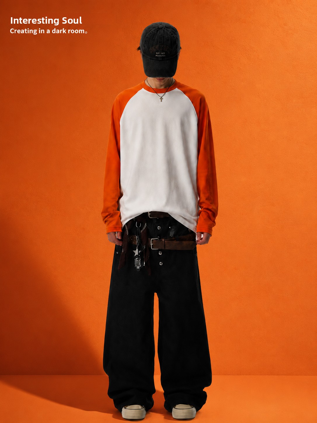 เสื้อยืดแขนยาวผ้าฝ้ายสไตล์ฮิปฮ - Streetwear Brand With K บทวิจารณ์และราคา
