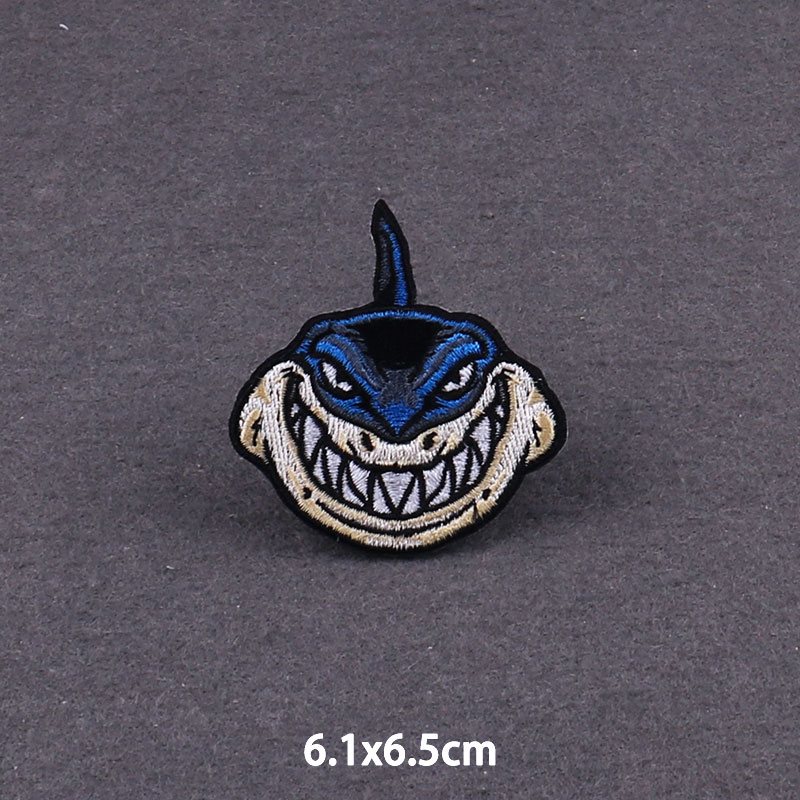 PUNK สัตว์ Shark DIY Fusible แ - Streetwear Brand Stickers บทวิจารณ์และราคา