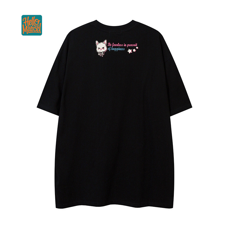 HELLOMARCEL EU US ไซส์เสื้อยืด - Streetwear Brand Cat บทวิจารณ์และราคา