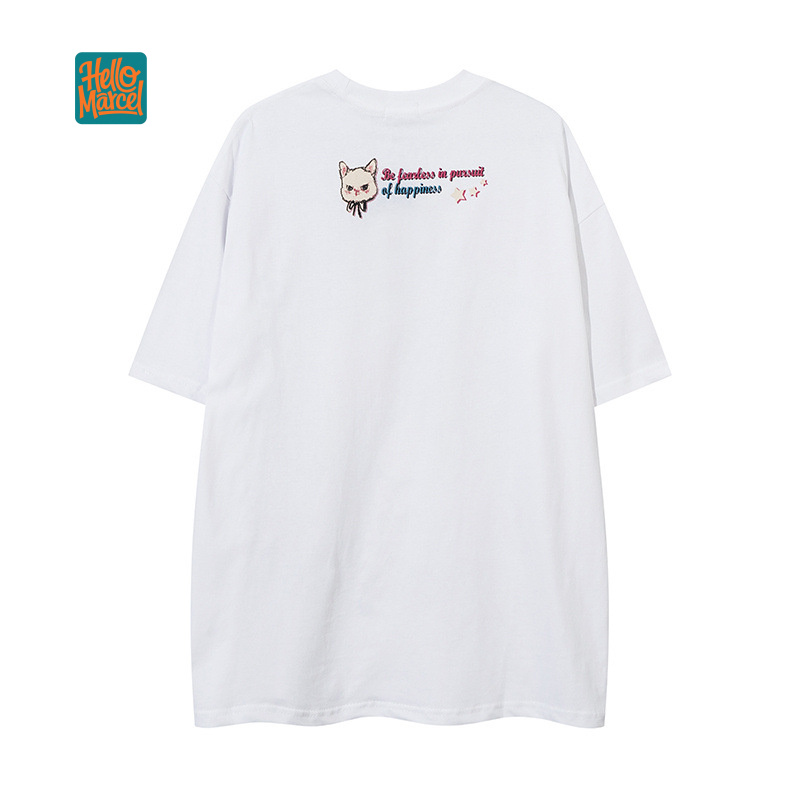 HELLOMARCEL EU US ไซส์เสื้อยืด - Streetwear Brand Cat บทวิจารณ์และราคา
