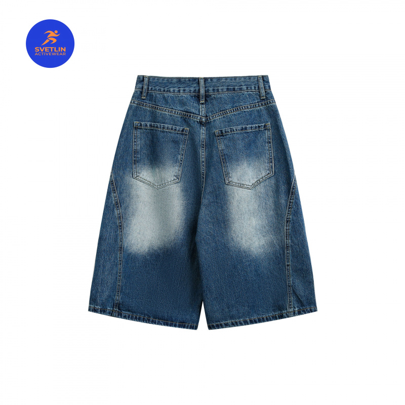 กางเกงยีนส์ขาสั้น MAQVOB คุณภา - Streetwear Brand Jeans บทวิจารณ์และราคา