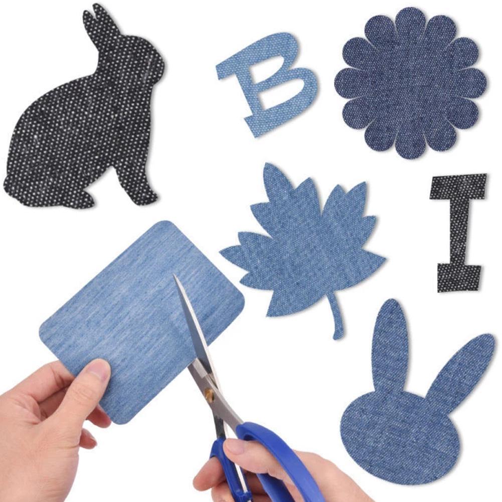 20 ชิ้น Denim ตัดชิ้นเหล็กบนผ้ - Streetwear Brand Stickers บทวิจารณ์และราคา
